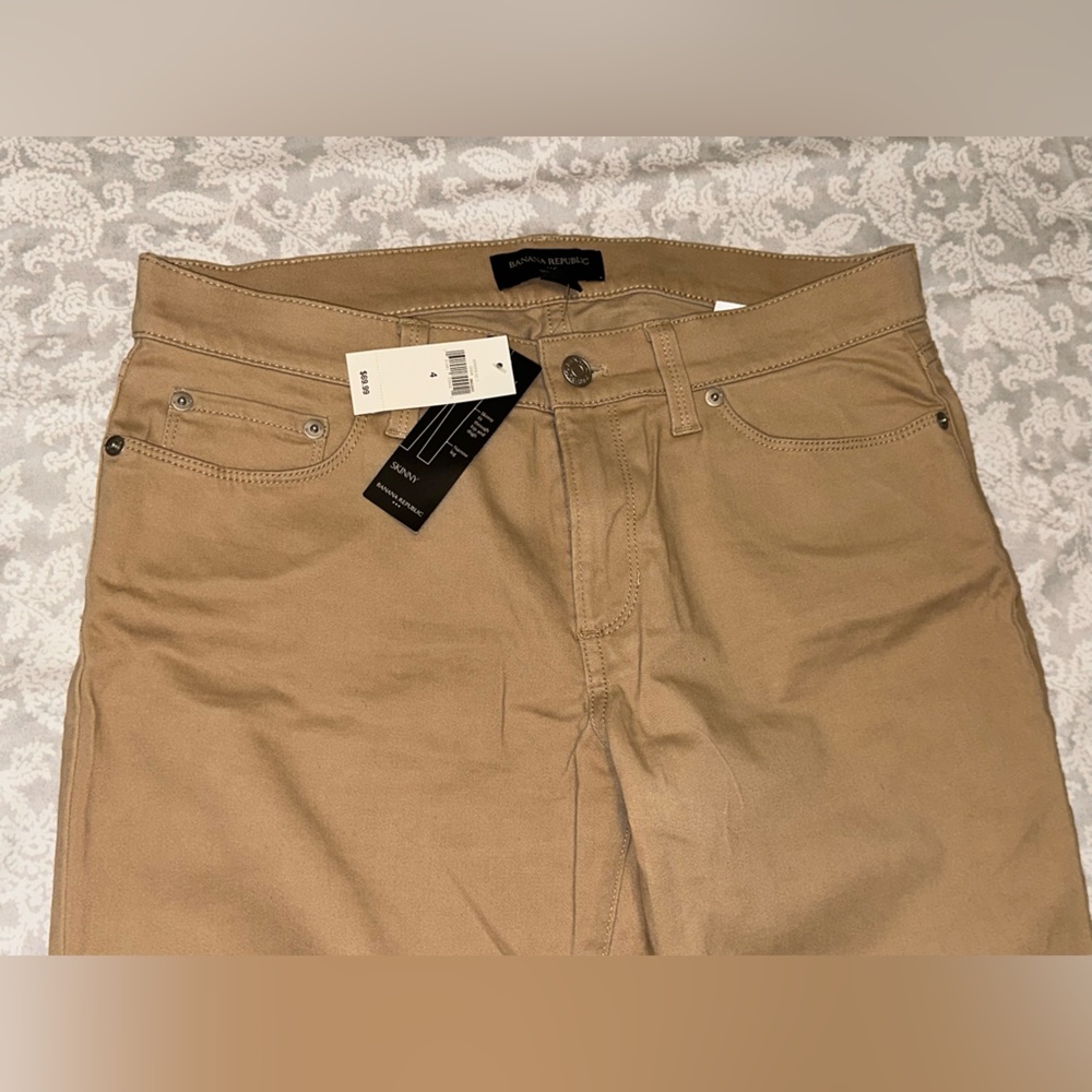 Khaki stretch skinny Jeans from Banana Republic